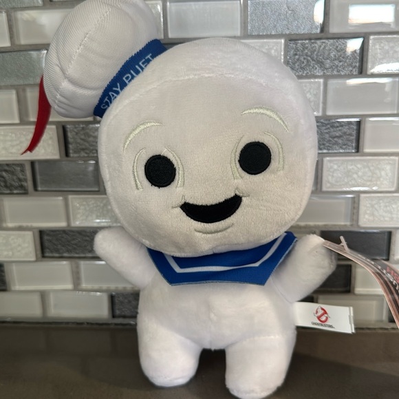 GHOSTBUSTERS Stay Puft Marshmallow Man Plush Doll Figure / 9โ / BRAND NEW - Picture 3 of 12
